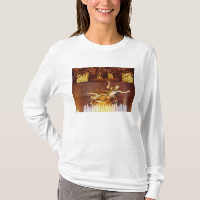 Camiseta Estados Unidos, Nueva York, Nueva York, Estatua de (Anverso)