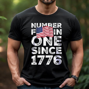Camiseta Estados Unidos número uno desde el patriótico 1776