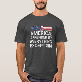 Camiseta Estados Unidos, Ofendido Por Todo Excepto Por El P