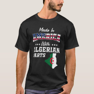 Camiseta Estados Unidos Partes Argelia Mapa de Argelia Ance