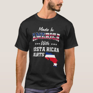 Camiseta Estados Unidos Partes Costa Rica Mapa Costa Rica B