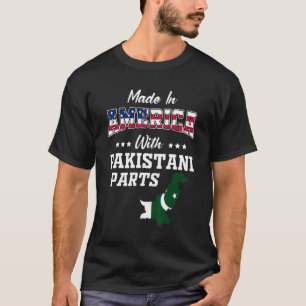 Camiseta Estados Unidos Partes de Pakistán Mapa de la raíz