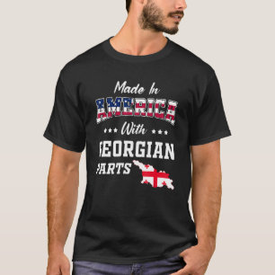 Camiseta Estados Unidos Partes georgianas Georgia Mapa la b