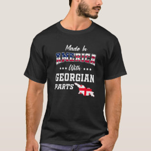 Camiseta Estados Unidos Partes georgianas Georgia Mapa la b
