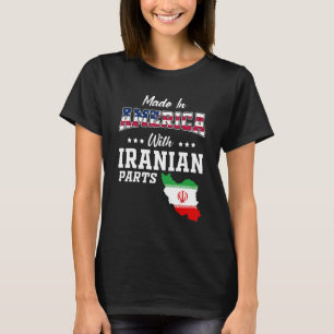 Camiseta Estados Unidos Partes Iraníes Mapa Irán Antecedent