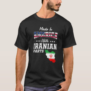 Camiseta Estados Unidos Partes Iraníes Mapa Irán Antecedent