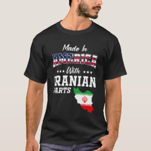 Camiseta Estados Unidos Partes iraníes Mapa Irán Antecedent