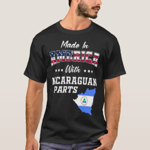 Camiseta Estados Unidos Partes Nicaragua mapa mapa bandera 