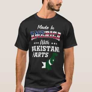 Camiseta Estados Unidos Partes paquistaníes Mapa la raíz de