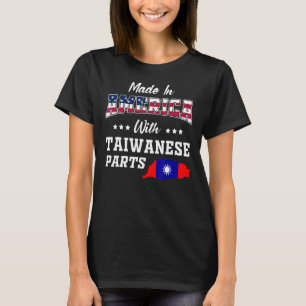 Camiseta Estados Unidos Partes taiwanesas Taiwán mapa el in