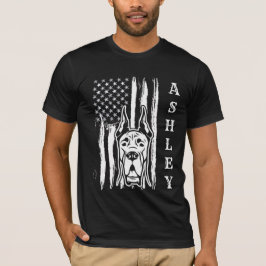 Camiseta Estados Unidos Patriot Great Dane Dog Mascota esta