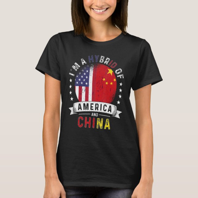 Camiseta Estados Unidos Patriota Bandera de China Estados U (Anverso)
