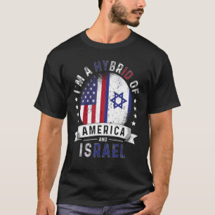 Camiseta Estados Unidos Patriota Israel Bandera Israelí Est