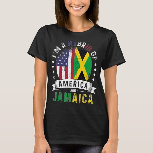 Camiseta Estados Unidos Patriota Jamaica Bandera Estados Un (Anverso)