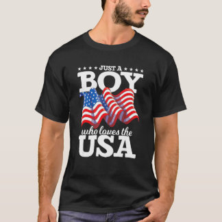 Camiseta Estados Unidos Patriótico Estadounidense Bandera N