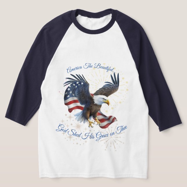 Camiseta Estados Unidos Patriótico: la hermosa bandera del  (Distribución)