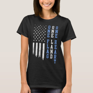 Camiseta Estados Unidos Patriótico - One Flag One Land One