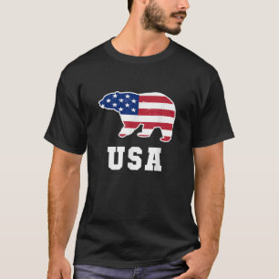 Camiseta Estados Unidos Patriótico Tiene Bandera Estadounid