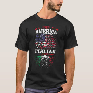 Camiseta Estados Unidos Pero Tengo Raíces Italianas Estadou