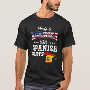 Camiseta Estados Unidos Piezas Españolas Mapa España Antece
