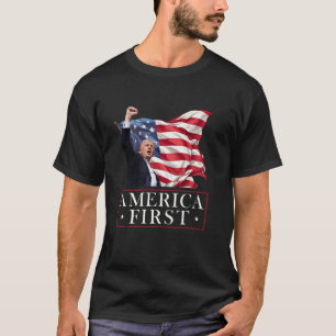 Camiseta Estados Unidos primer presidente de Trump Patriota