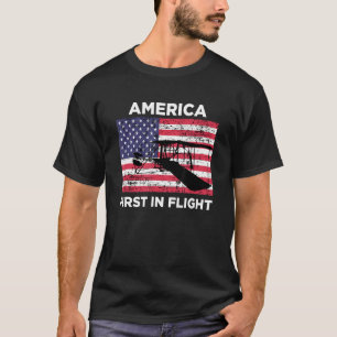 Camiseta Estados Unidos Primero En El Flight Wright Brother