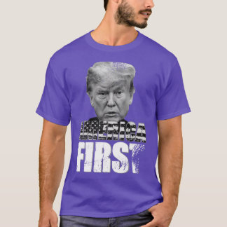 Camiseta Estados Unidos primero Trump