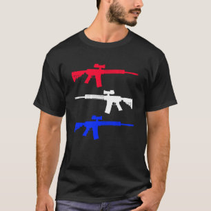 Camiseta Estados Unidos rifa el arma conservadora Segunda e