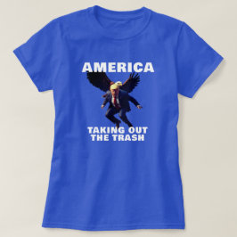 Camiseta Estados Unidos sacando la basura de Trump