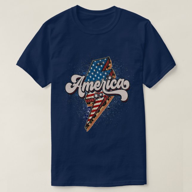 Camiseta Estados Unidos se mete con las estrellas (Diseño del anverso)