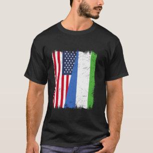 Camiseta Estados Unidos Sierra Leona Media bandera norteame