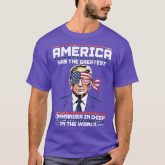 Camiseta Estados Unidos Tiene El Mayor Comandante En Jefe (