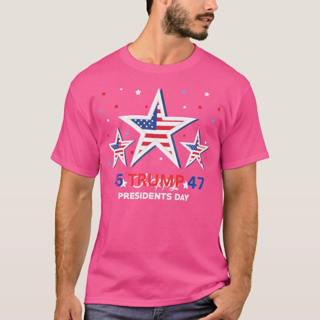 Camiseta Estados Unidos Trump 45 - 47 (Anverso)