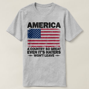 Camiseta Estados Unidos Un País Tan Grande Como El Día De L
