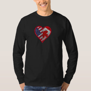 Camiseta Estados Unidos y Canadá - Dos países, un corazón