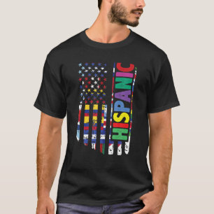 Camiseta Estados Unidos Y Países Latinoamericanos La Marcan