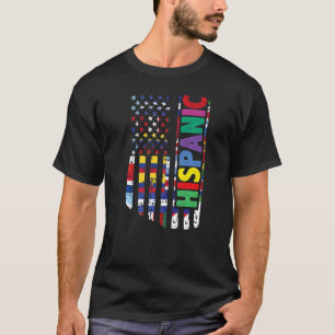 Camiseta Estados Unidos Y Países Latinoamericanos La Marcan
