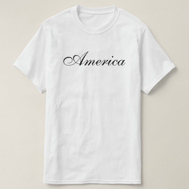 Camiseta estadounidense (Diseño del anverso)