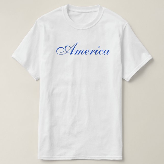Camiseta estadounidense (Diseño del anverso)