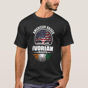 Camiseta Estadounidense Con Raíces De Marfil En Costa De Ma