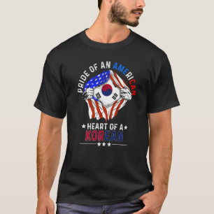 Camiseta Estadounidense coreano Orgullo América Extranjero 