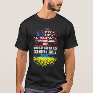 Camiseta Estadounidense creció con raíces ucranianas Bander
