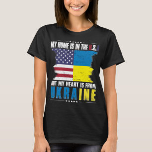 Camiseta Estadounidense cultivó ucraniano estadounidense d
