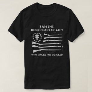 Camiseta Estadounidense - Descendente De Los Hombres Que No