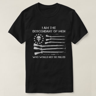 Camiseta Estadounidense - Descendente De Los Hombres Que No