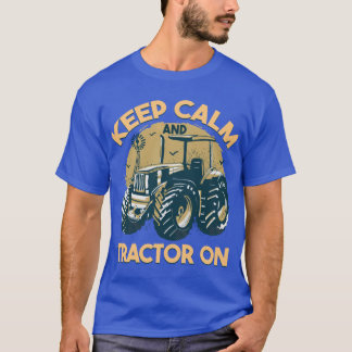 Camiseta Estadounidense estilo cómico de granjero medio occ