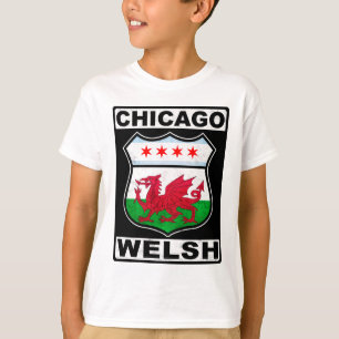 Camiseta Estadounidense galés de Chicago