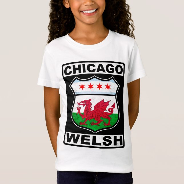 Camiseta Estadounidense galés de Chicago (Anverso)