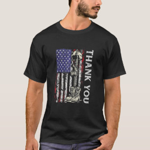 Camiseta Estadounidense Gracias Patriótico Memorial Day 4 D