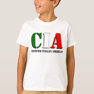 Camiseta Estadounidense italiano certificado